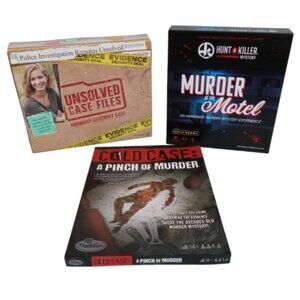 Pre Owned Unsolved Case Files and Cold Case Mystery Solving Games Bundle of 3